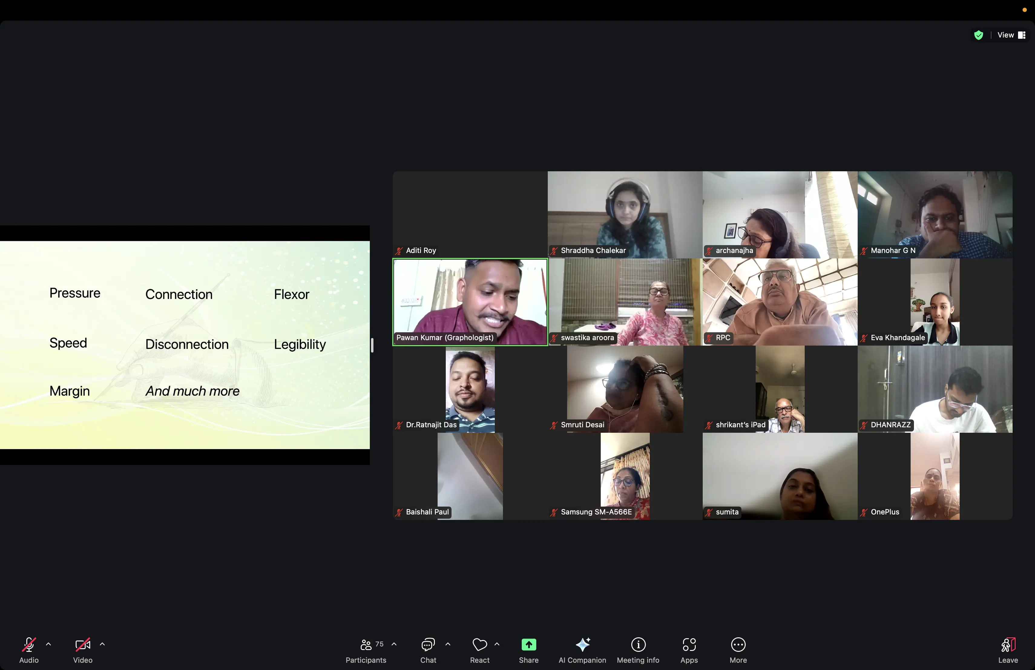 Workshop snapshot